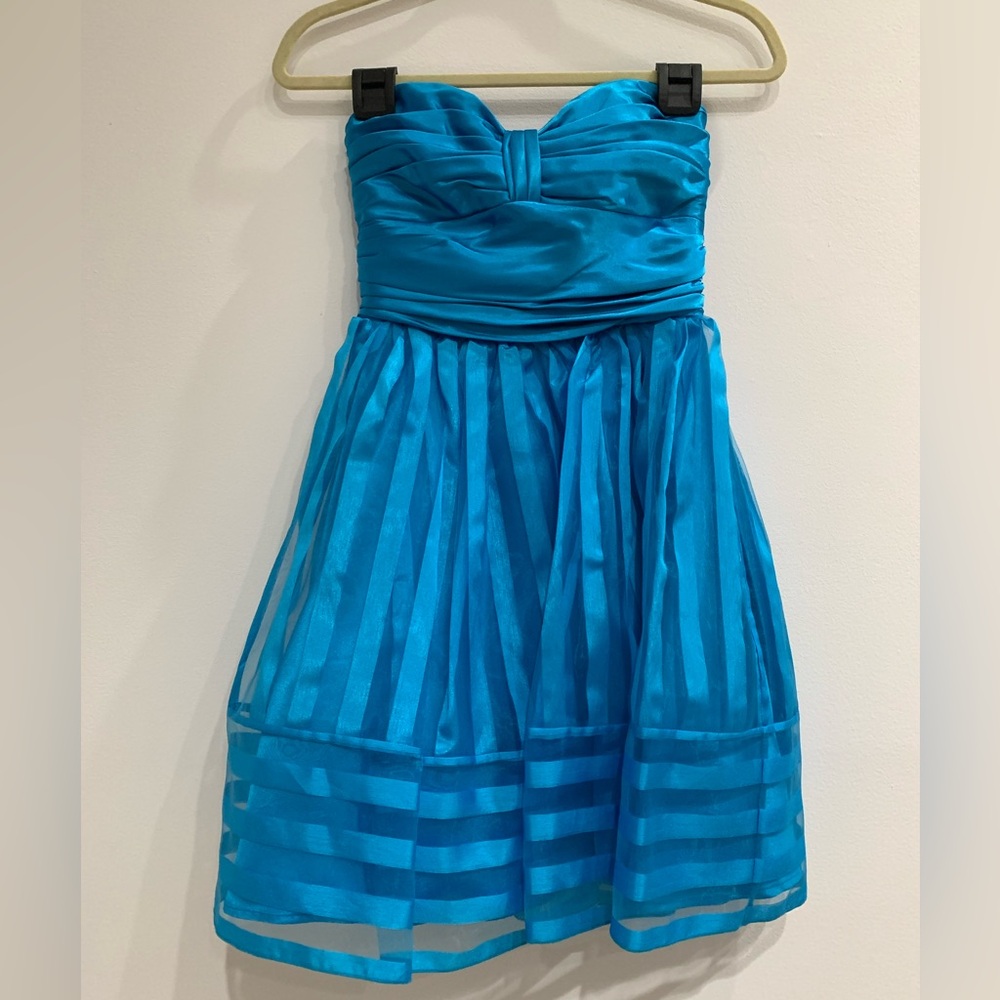 NWT Betsey Johnson 2000s Striped Satin Mini Dress